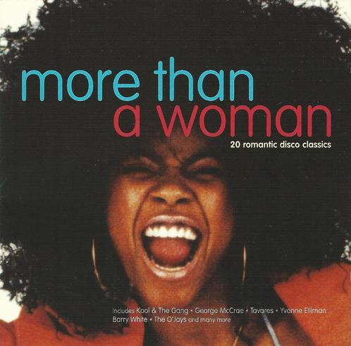 CD * MORE THAN A WOMAN - 20 ROMANTIC DISCO CLASSICS, CD & DVD, CD | Dance & House, Comme neuf, Disco, Enlèvement ou Envoi