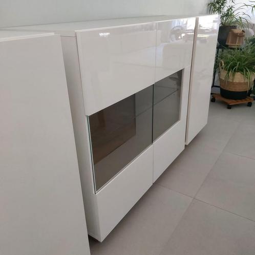 2 designkasten, hoogglans wit - stijlvol en praktisch, Huis en Inrichting, Kasten | Buffetkasten, Zo goed als nieuw, Ophalen