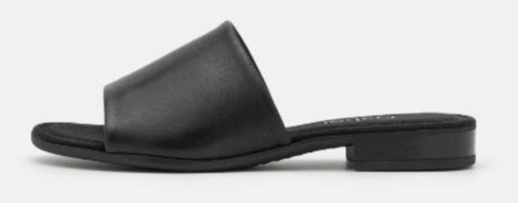Mules plates GABOR Comfort noires 39, Kleding | Dames, Schoenen, Nieuw, Sandalen of Muiltjes, Zwart, Verzenden