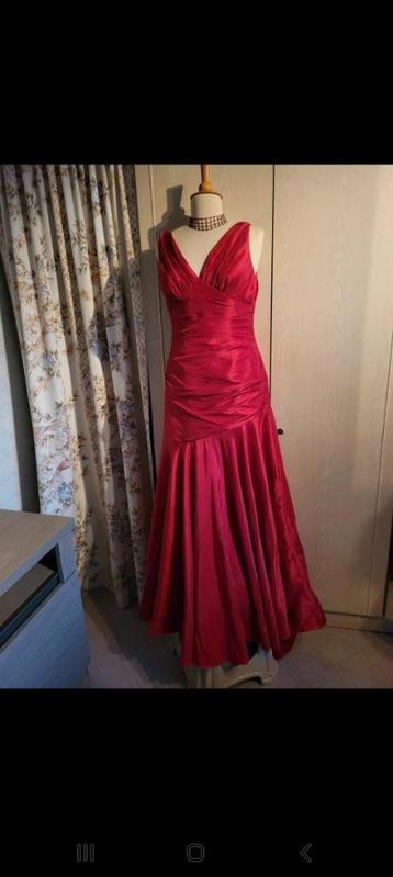 Robe longue soirée cérémonie,  rouge. 38 beschikbaar voor biedingen