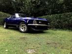 Ford Mustang Mach1 1970, 4 zetels, Achterwielaandrijving, Blauw, Leder