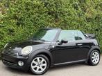 MINI Cabrio Cooper Mini Cabriolet 1.6i+ECRAN+CUIR+AIRCO+JANT, Auto's, 4 zetels, Gebruikt, Zwart, Cabriolet