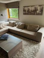 Hoekzetel beige, Huis en Inrichting, Ophalen, Gebruikt, Stof