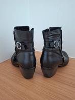 enkel laarzen zwart leer, Ophalen of Verzenden, Gedragen, Zwart