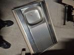 Spoelbak inox, Doe-het-zelf en Bouw, Sanitair, Ophalen, Nieuw, Inox, Wastafel