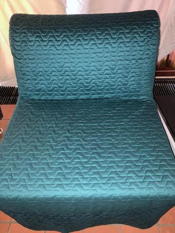 Slaapfauteuil 1 persoons (LYCKSELE), Une personne, 190 cm ou moins, Vert, Enlèvement