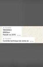 Passat VW 2015, Auto's, Zwart, 5 deurs, Particulier, Zilver of Grijs