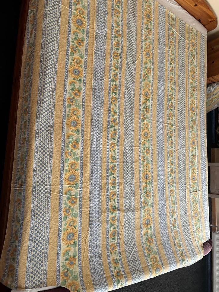 Dekbedhoes Mistral - 2 x 2 m - 100% katoen, Huis en Inrichting, Slaapkamer | Beddengoed, Dekbedovertrek, Tweepersoons, Geel, Ophalen of Verzenden