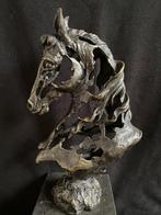 Bronzen bewerkt paardenhoofd Gadi/stempel, groot brons, Antiek en Kunst, Kunst | Beelden en Houtsnijwerken, Ophalen of Verzenden
