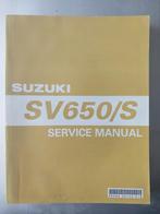 Service manual Suzuki SV650/S, Motoren, Ophalen of Verzenden, Suzuki