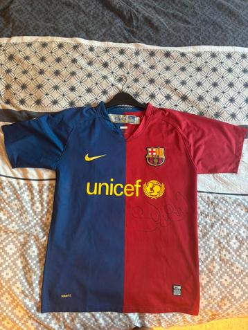 FC Barcelona-shirt 2008-2009 gesigneerd door Sylvinho beschikbaar voor biedingen
