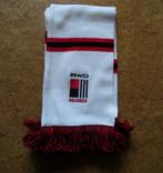 RWDM WITTE GESTREEPTE SJAAL - VOETBAL, Verzenden, Nieuw, Vaantje of Sjaal