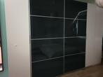 Schuifdeuren voor Ikea kleerkast, Ophalen, Zo goed als nieuw, Glas