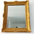 Luxueuze antieke spiegel, Ophalen, Rechthoekig, Minder dan 50 cm, Minder dan 100 cm