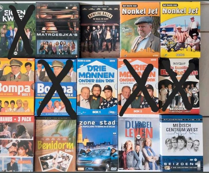 Dvd box Nonkel Jef Bompa Wolven Van Vlees en Bloed Eigen Kwe, Cd's en Dvd's, Dvd's | Tv en Series, Zo goed als nieuw, Ophalen of Verzenden