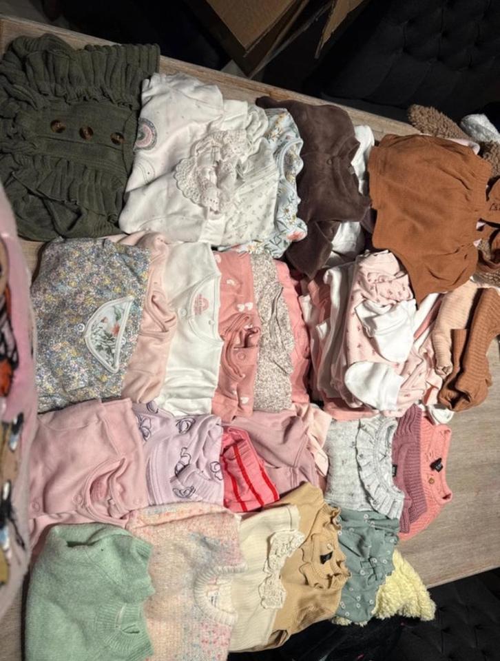 Bundel baby meisjes kledij 62-68, Kinderen en Baby's, Babykleding | Maat 62, Zo goed als nieuw, Meisje, Overige typen, Ophalen