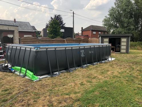 intex zwembad met zandfilterpomp, Tuin en Terras, Zwembaden, Gebruikt, Opzetzwembad, 120 cm of meer, 400 cm of meer, 300 cm of meer