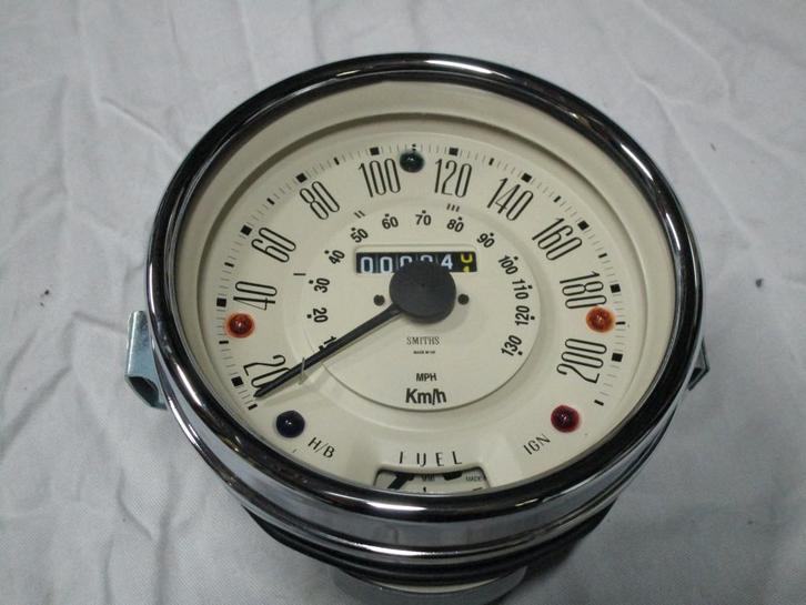 compteur central COOPER S 200 km/h magnolia Classic Mini, Autos : Pièces & Accessoires, Tableau de bord & Interrupteurs, Mini