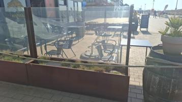 Windscherm bloembak cortenstaal, Ophalen
