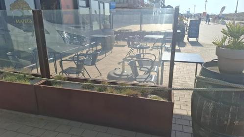 Windscherm bloembak cortenstaal, Tuin en Terras, Barbecue-accessoires, Ophalen