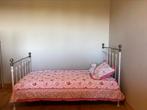 Gietijzeren antiek bed inclusief lattenbodem, Ophalen, Zo goed als nieuw, Eenpersoons, Metaal