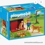 Playmobil 6134 honden + hok, Ophalen, Zo goed als nieuw, Complete set