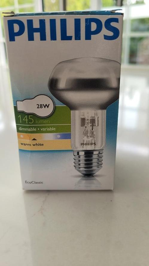 5 PHILIPS HALOGEEN REFLECTORLAMPEN ECOCLASSIC, Huis en Inrichting, Lampen | Spots, Nieuw, Glas, Halogeen, Ophalen of Verzenden