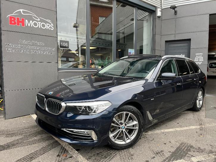 BMW 520i Touring Luxury Line, Autos, BMW, Entreprise, Achat, Série 5, Caméra de recul, Système de navigation, Toit ouvrant, Essence