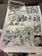 Poster jugurtha journal de tintin format  45 , 65 cms, Enlèvement ou Envoi, Journal