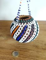 Zulu/Ndebele folk art: snuff gourd, handbeaded. Koopje!, Antiek en Kunst, Ophalen of Verzenden