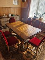 Eetkamer kloostertafel, Ophalen, Gebruikt, Antiek, 4 tot 6 stoelen