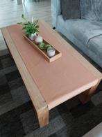massief houten salontafel, Gebruikt, Ophalen