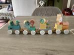 Petit train en bois avec personnages (15x43 cm), Enfants & Bébés, Jouets | Jouets en bois, Enlèvement ou Envoi, Comme neuf, Jouet à Rouler ou à Bascule