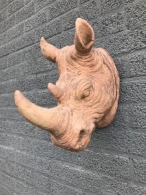neushoorn , kado , muurdecoratie, Huis en Inrichting, Woonaccessoires | Overige, Nieuw, Ophalen of Verzenden