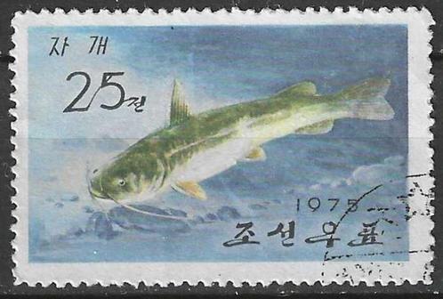 Noord-Korea 1975 - Yvert 1260 - Vis - Silurus (ST), Timbres & Monnaies, Timbres | Asie, Affranchi, Envoi