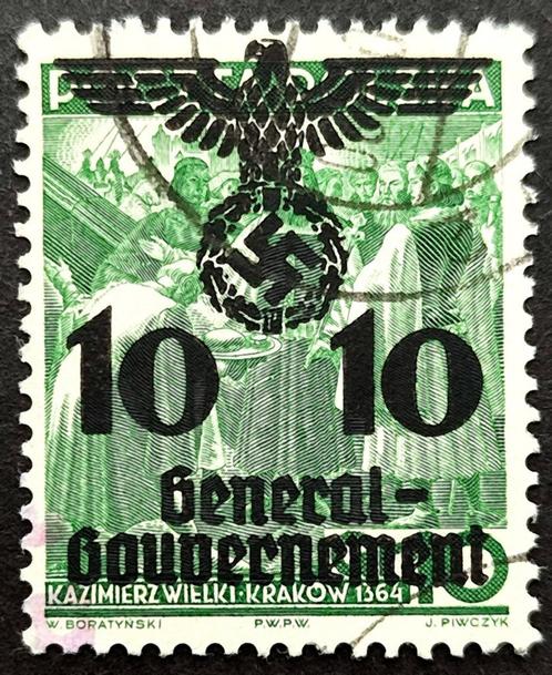 Dt.Reich: General Gouvernement 1940, Timbres & Monnaies, Timbres | Europe | Allemagne, Affranchi, Autres périodes, Enlèvement ou Envoi