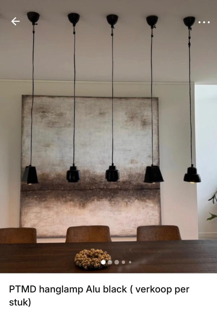 Magnifiques lampes originales de la collection PTMD home, 75 cm ou plus, Industriëel modern design, Enlèvement, Utilisé