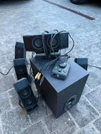 Logitech X-540 5.1 surround speaker set, Computers en Software, Pc speakers, Ophalen, Gebruikt, Audiokanaal 5.1, Logitech