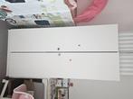 KLEPPSTAD armoir 2 porte blanc ikea, Huis en Inrichting, Kasten | Kleerkasten, Ophalen, Zo goed als nieuw, Glas, Met hangruimte