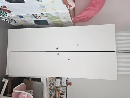 KLEPPSTAD armoir 2 porte blanc ikea, Huis en Inrichting, Kasten | Kleerkasten, Zo goed als nieuw, Met deur(en), Met plank(en)