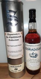 Edradour 1993 signatory vintage whisky, Nieuw, Overige typen, Overige gebieden, Vol