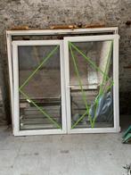 PVC dubbele glas raam, Ophalen, Gevelraam of Ruit, 160 cm of meer, Zo goed als nieuw