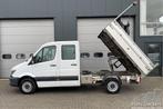 Mercedes-Benz Sprinter 313 Kipper 7 Persoons Trekhaak 3500kg, Auto's, Bestelwagens en Lichte vracht, Automaat, Gebruikt, Zwart