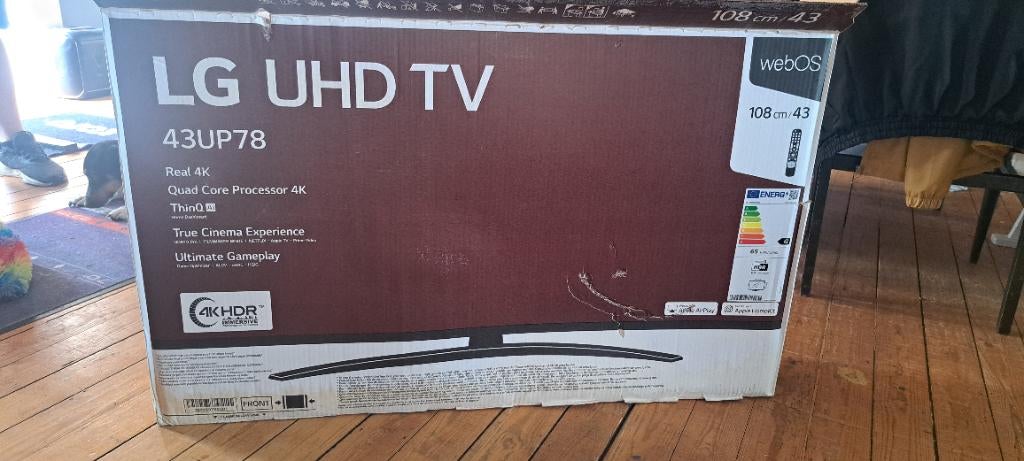 Lg uhd tv 43inch, 50 Hz, LCD, Enlèvement, Utilisé