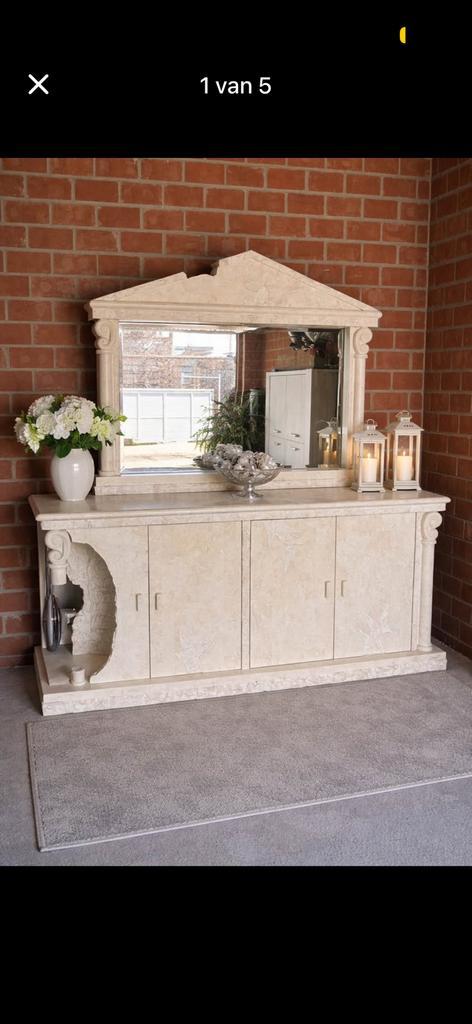 Stenen dresoir kast, Huis en Inrichting, Complete inboedels, Ophalen