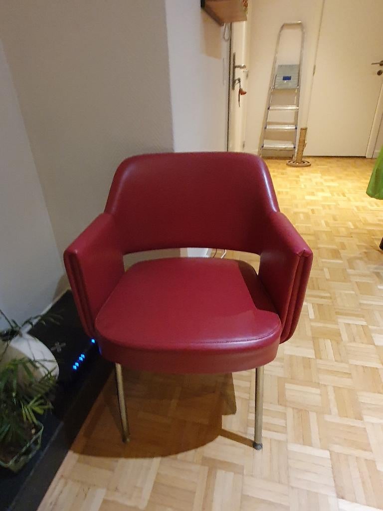 Fauteil crapaud en cuir, Maison & Meubles, Fauteuils, Enlèvement, Cuir