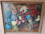 Groot schilderij met bloemen, Ophalen