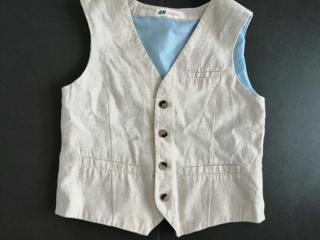 kostuum vest 8-9 jaar, Enfants & Bébés, Vêtements enfant | Taille 128, Enlèvement ou Envoi, Comme neuf, Garçon, Manteau