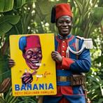 Calendrier Colonial BANANIA Y'a Bon Panneau Publicitaire 90s, Envoi, Comme neuf, Panneau publicitaire