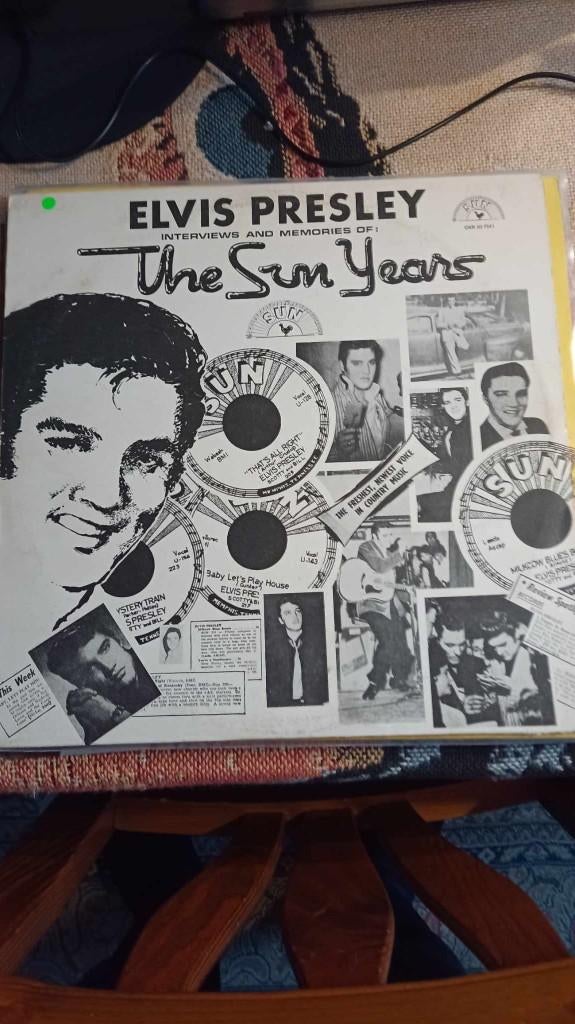 Elvis lp, The Sun years, Belgische persing. Slechts 5 euro, Ophalen of Verzenden, Zo goed als nieuw, Rock-'n-Roll, 12 inch